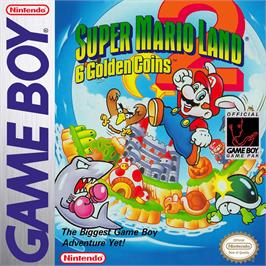 Box cover for Super Mario Land 2 - 6 Golden Coins on the Nintendo Game Boy.