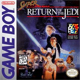 Box cover for Super Star Wars - Return Of The Jedi on the Nintendo Game Boy.