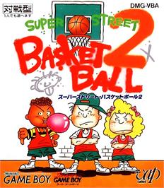 Box cover for Super Street Basketball 2 on the Nintendo Game Boy.