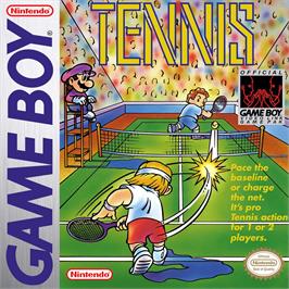 Box cover for Tennis on the Nintendo Game Boy.