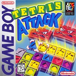 Box cover for Tetris Attack on the Nintendo Game Boy.