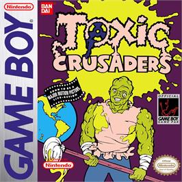 Box cover for Toxic Crusaders on the Nintendo Game Boy.