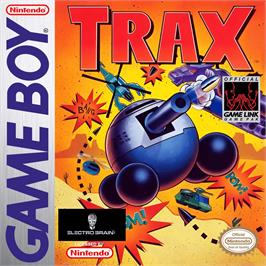 Box cover for Trax on the Nintendo Game Boy.