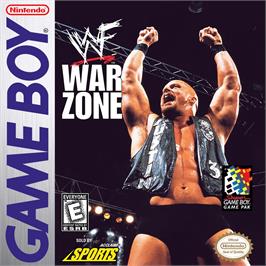 Box cover for WWF War Zone on the Nintendo Game Boy.