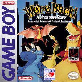 Box cover for We're Back! - A Dinosaur's Story on the Nintendo Game Boy.
