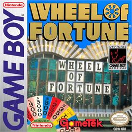 Box cover for Wheel Of Fortune on the Nintendo Game Boy.