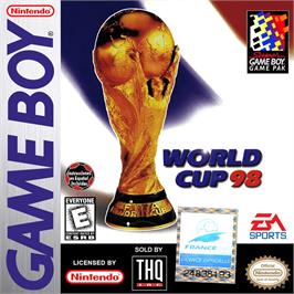 Box cover for World Cup 98 on the Nintendo Game Boy.