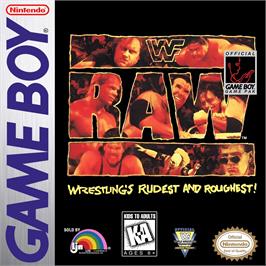 Box cover for Wwf Raw on the Nintendo Game Boy.