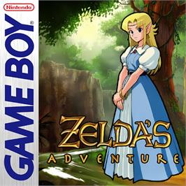 Box cover for Zelda's Adventure on the Nintendo Game Boy.