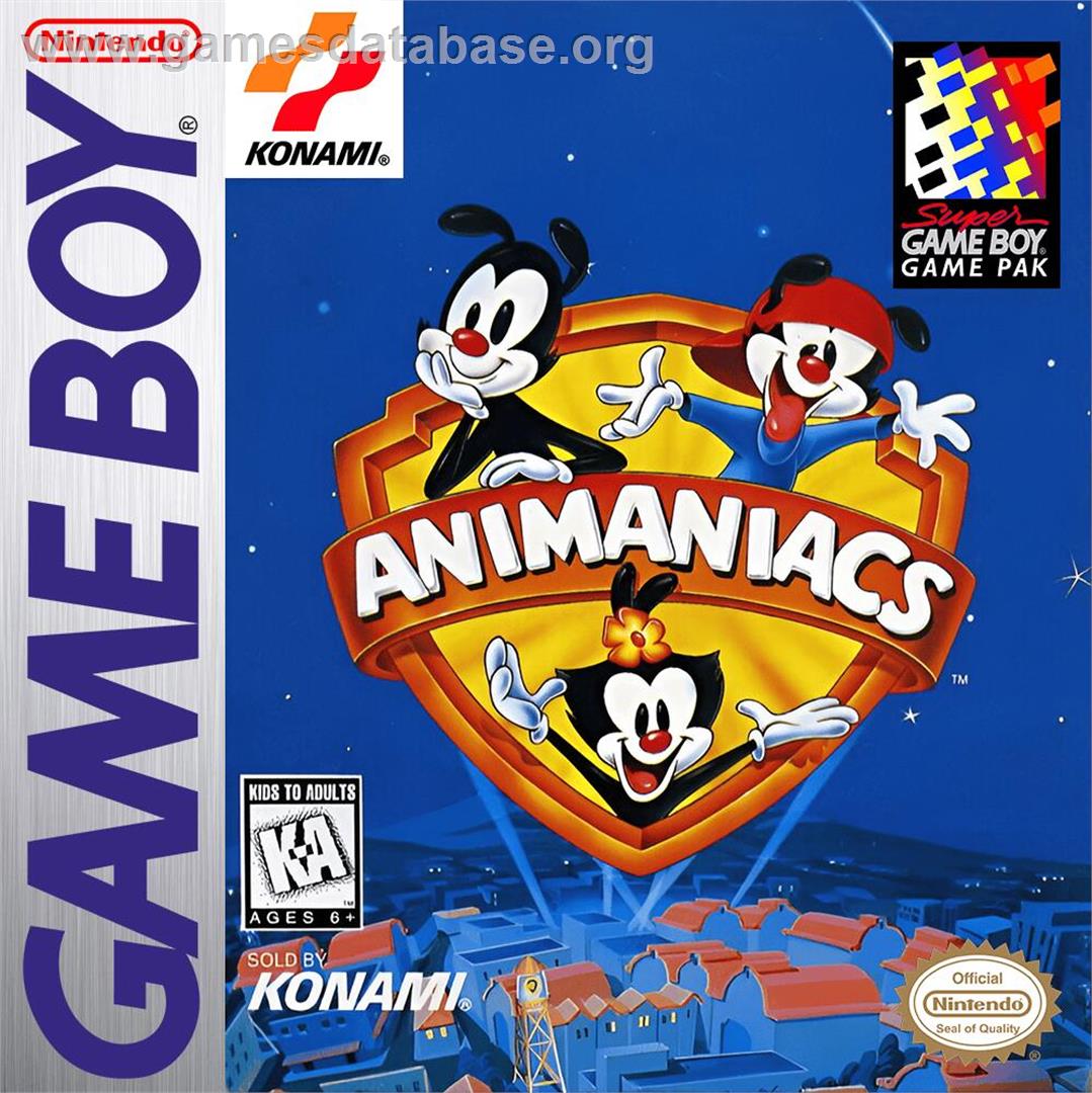Animaniacs - Nintendo Game Boy - Artwork - Box