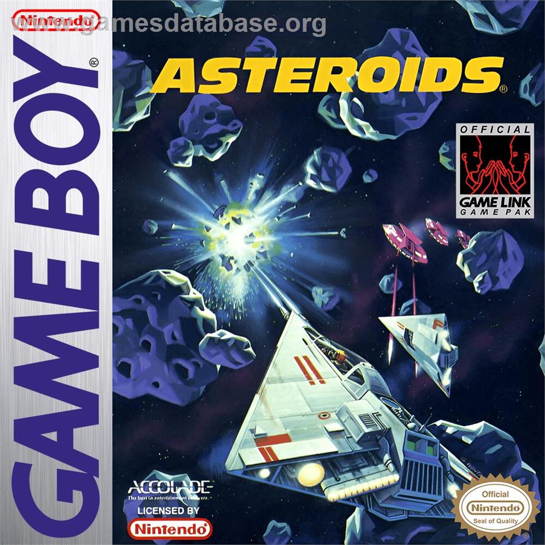 Asteroids - Nintendo Game Boy - Artwork - Box