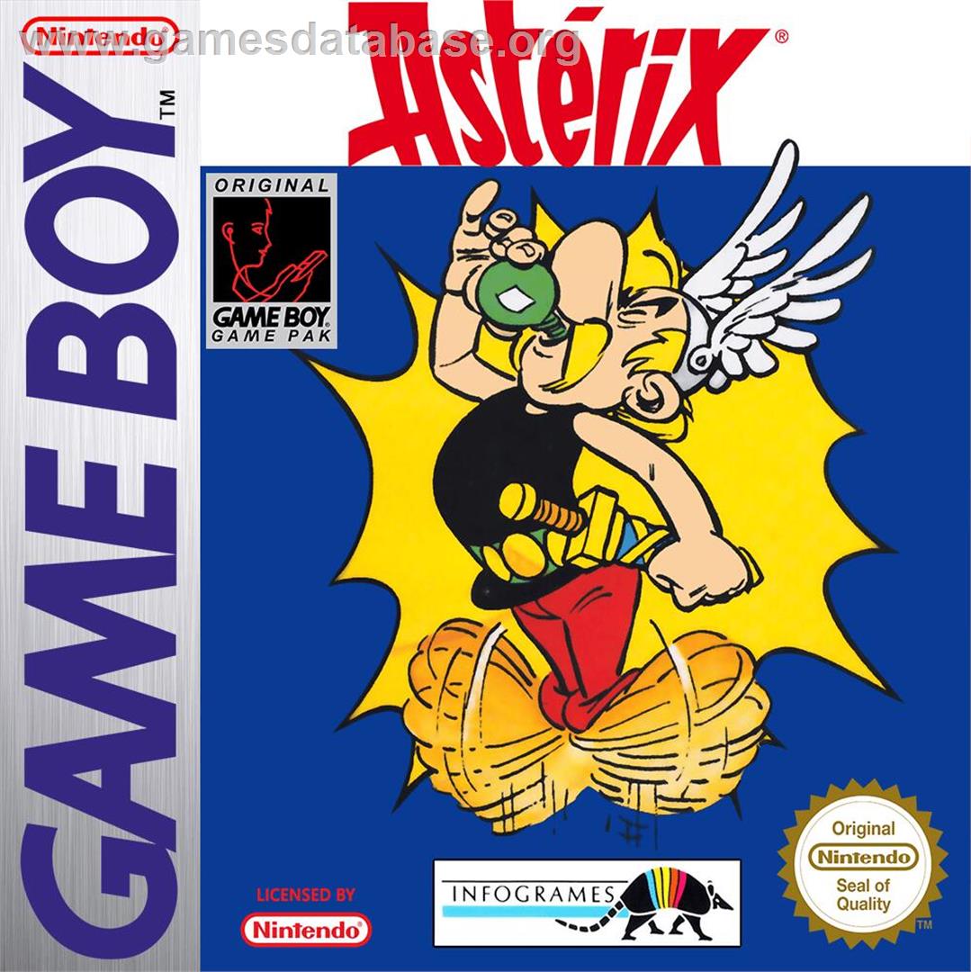 Astérix - Nintendo Game Boy - Artwork - Box