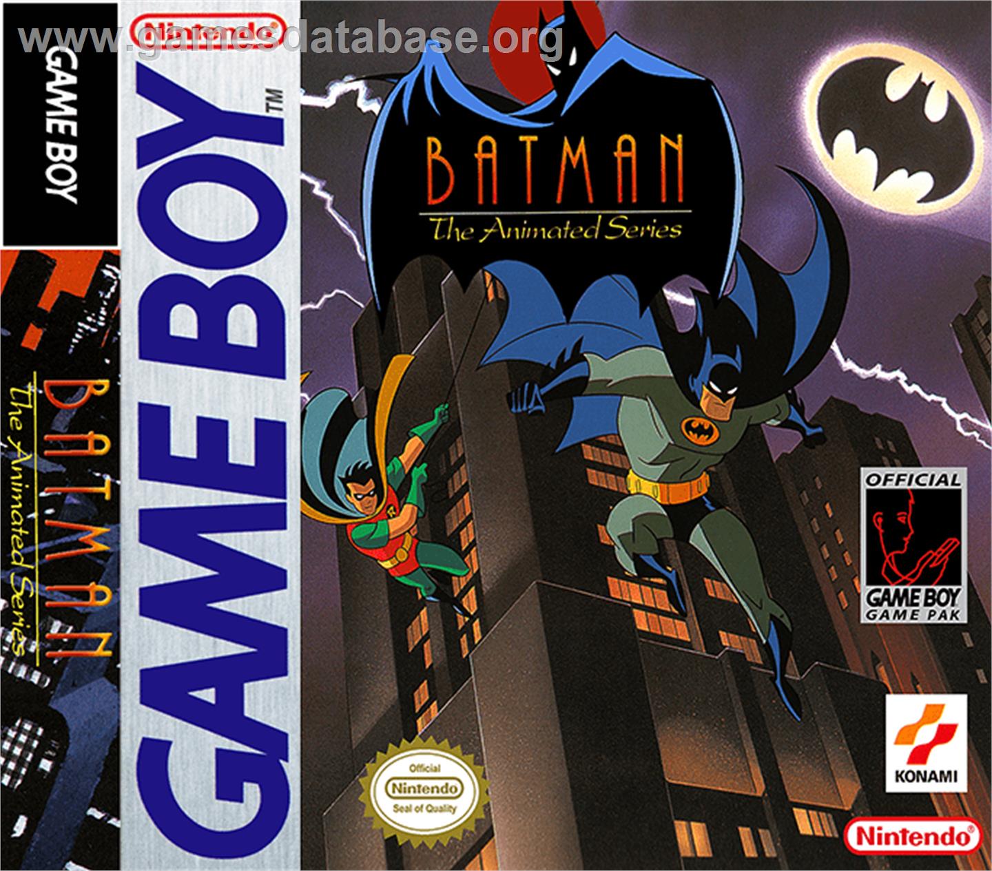 Batman: The Animated Series - Nintendo Game Boy - Artwork - Box
