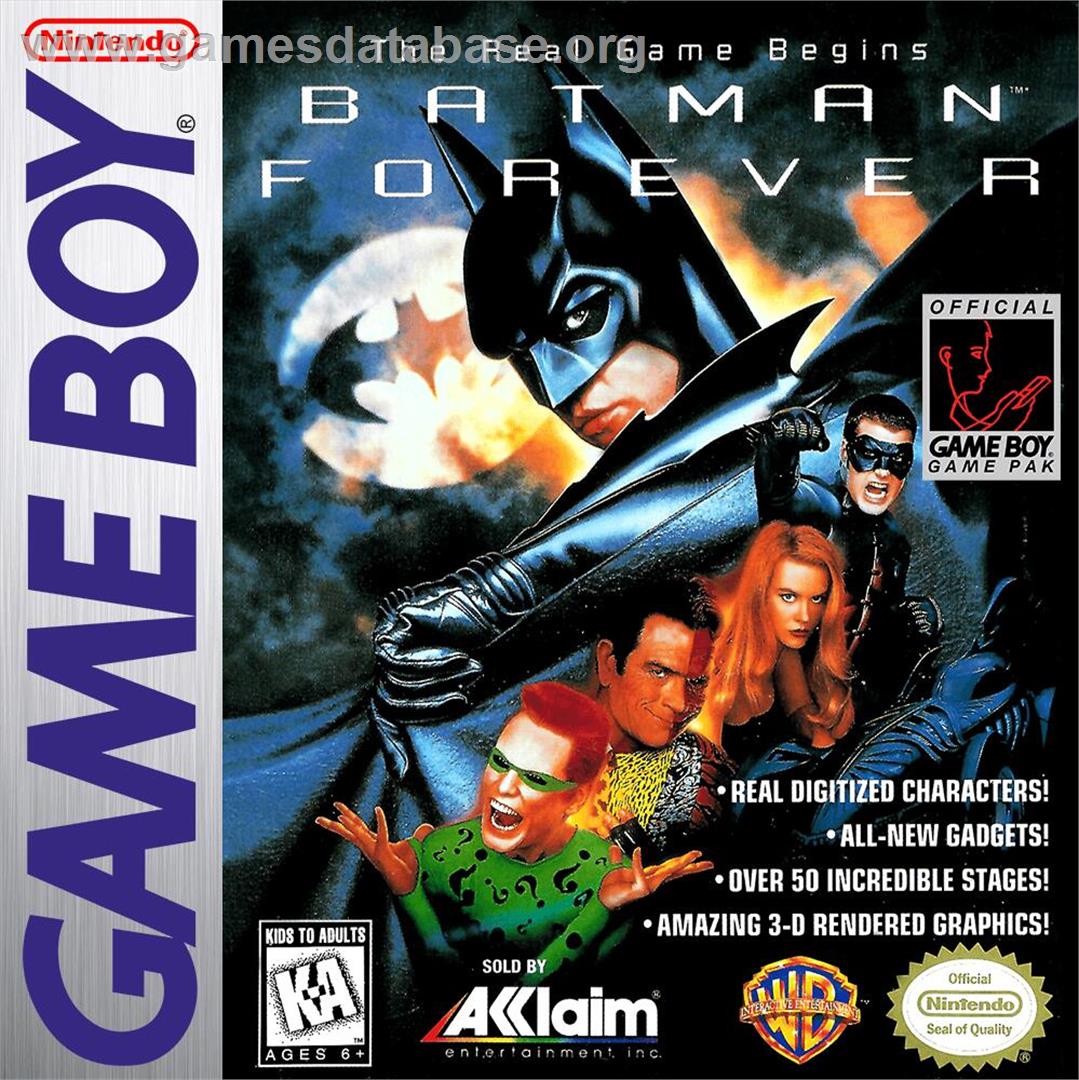 Batman Forever - Nintendo Game Boy - Artwork - Box