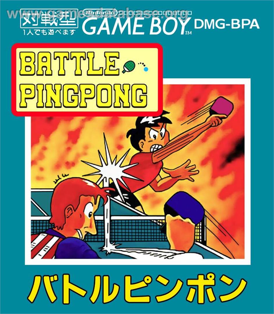 Battle Ping Pong - Nintendo Game Boy - Artwork - Box