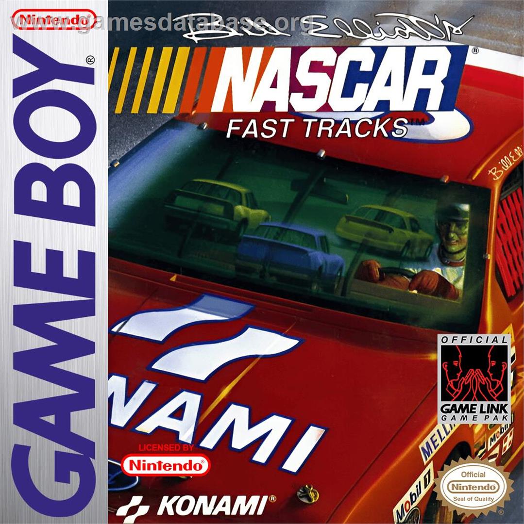 Bill Elliott's Nascar Fast Tracks - Nintendo Game Boy - Artwork - Box
