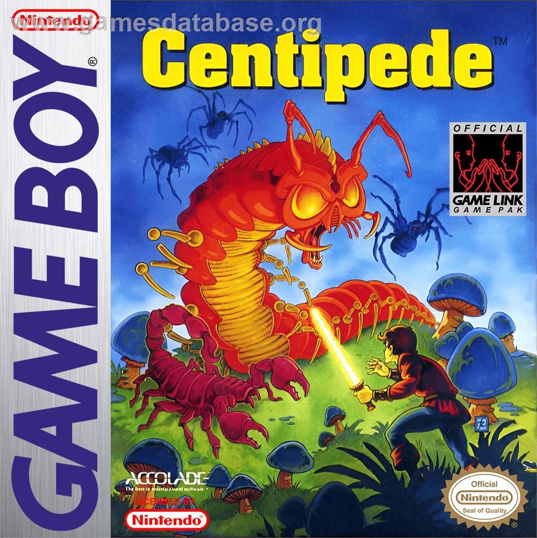 Centipede - Nintendo Game Boy - Artwork - Box