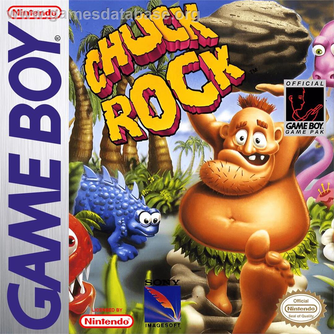 Chuck Rock - Nintendo Game Boy - Artwork - Box