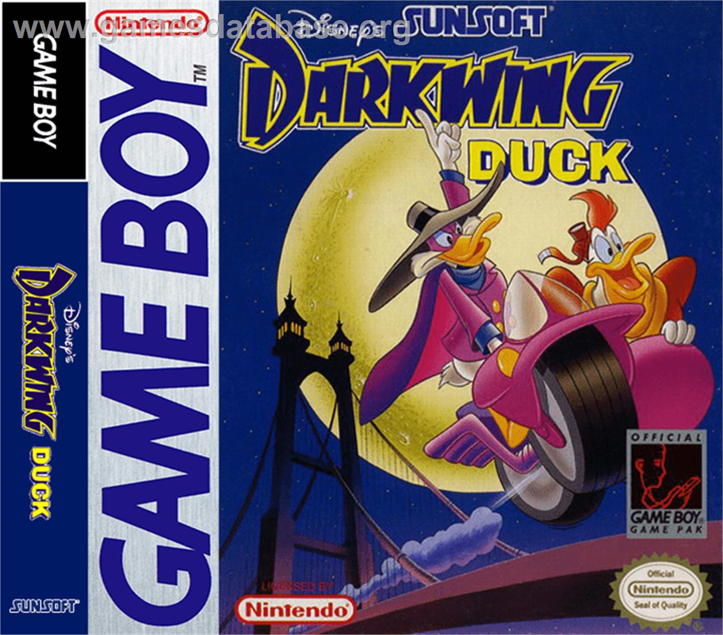 Darkwing Duck - Nintendo Game Boy - Artwork - Box