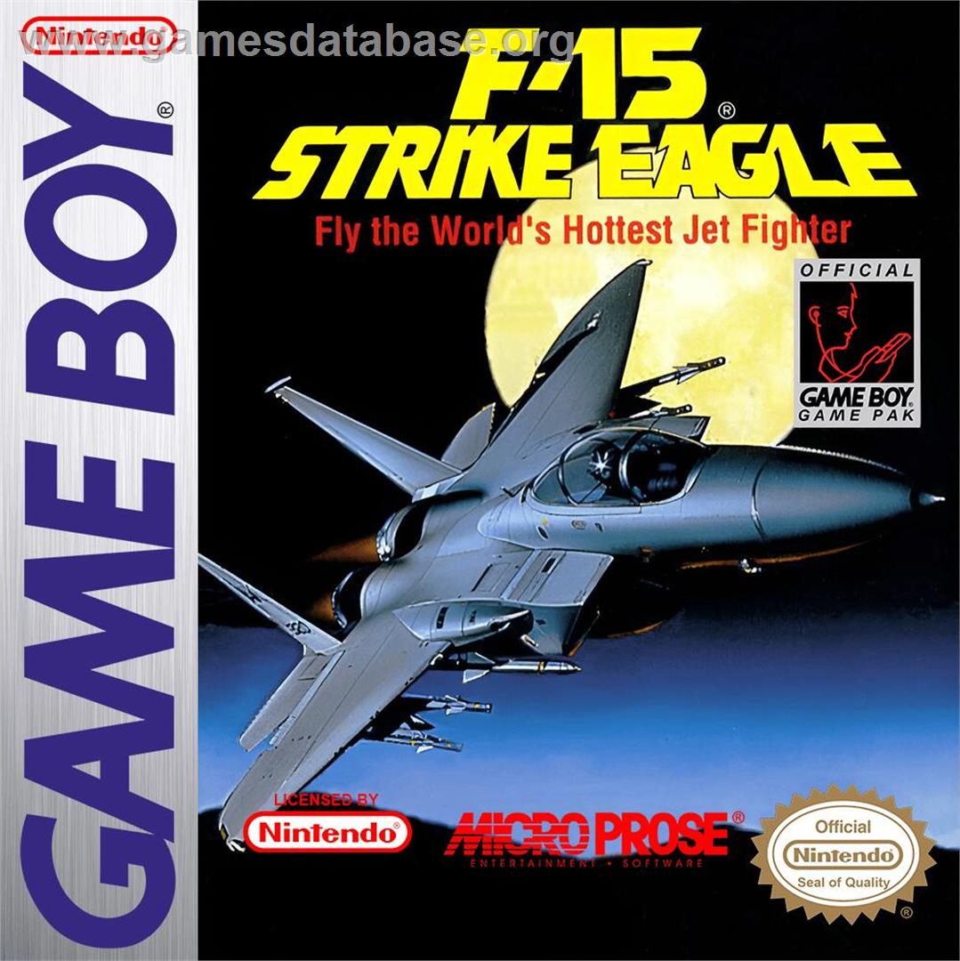 F-15 Strike Eagle - Nintendo Game Boy - Artwork - Box