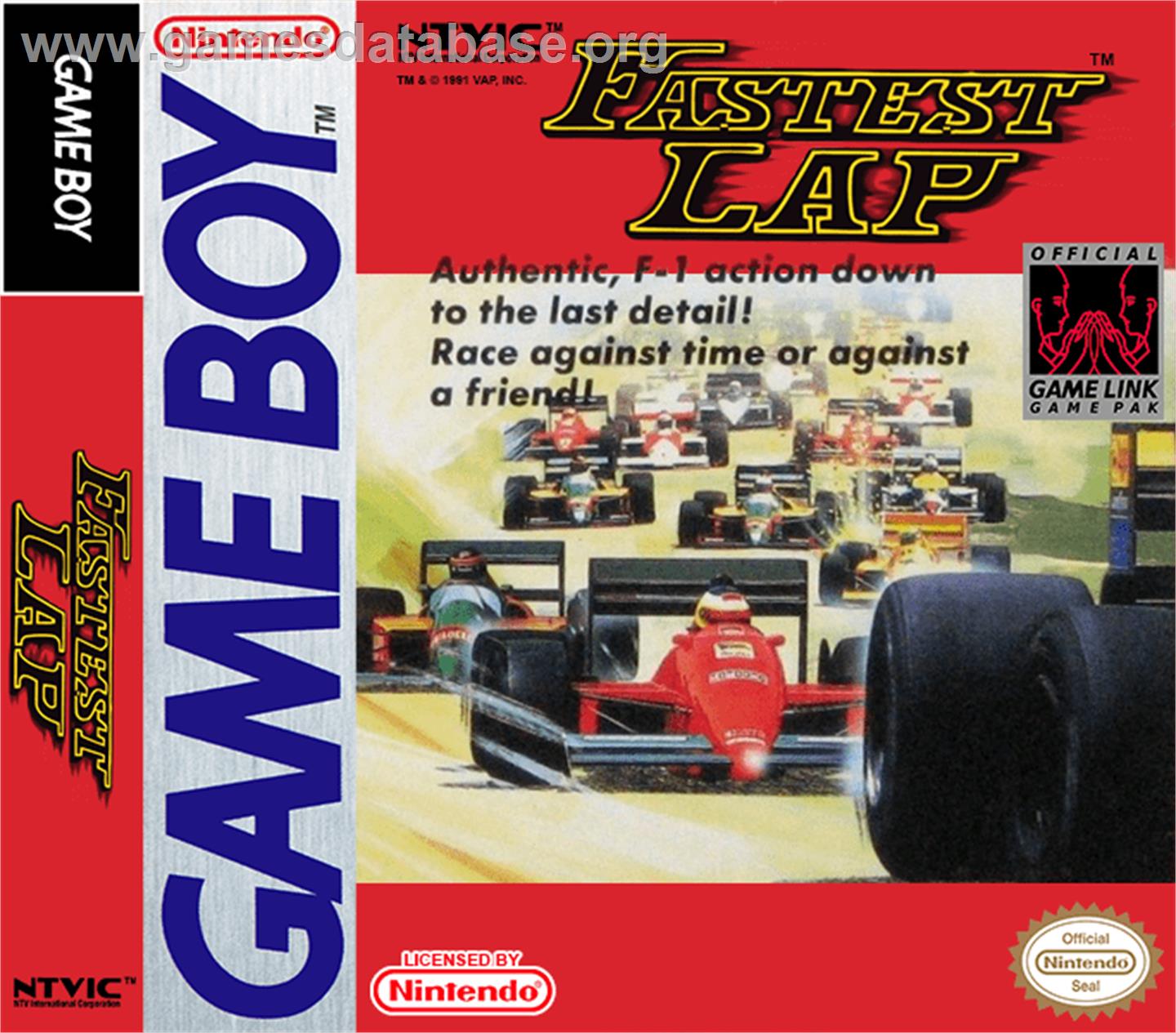 Fastest Lap - Nintendo Game Boy - Artwork - Box