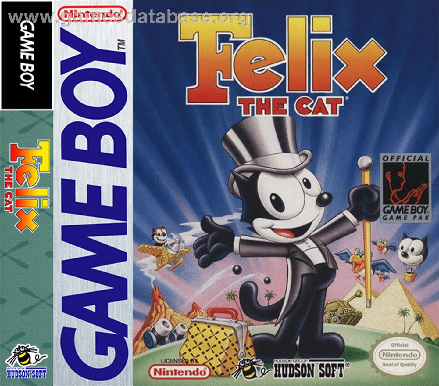Felix the Cat - Nintendo Game Boy - Artwork - Box