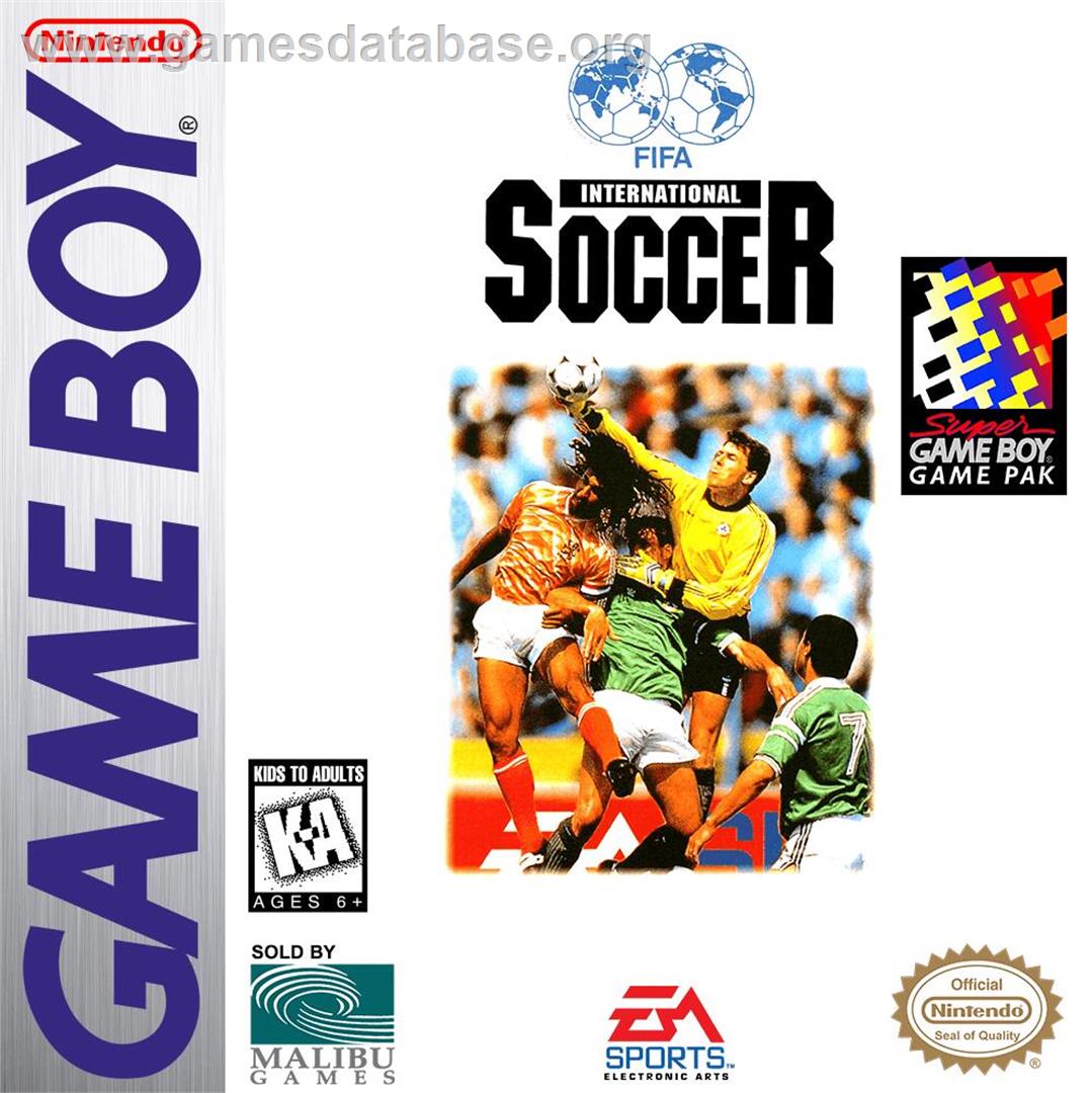 Fifa International Soccer - Nintendo Game Boy - Artwork - Box