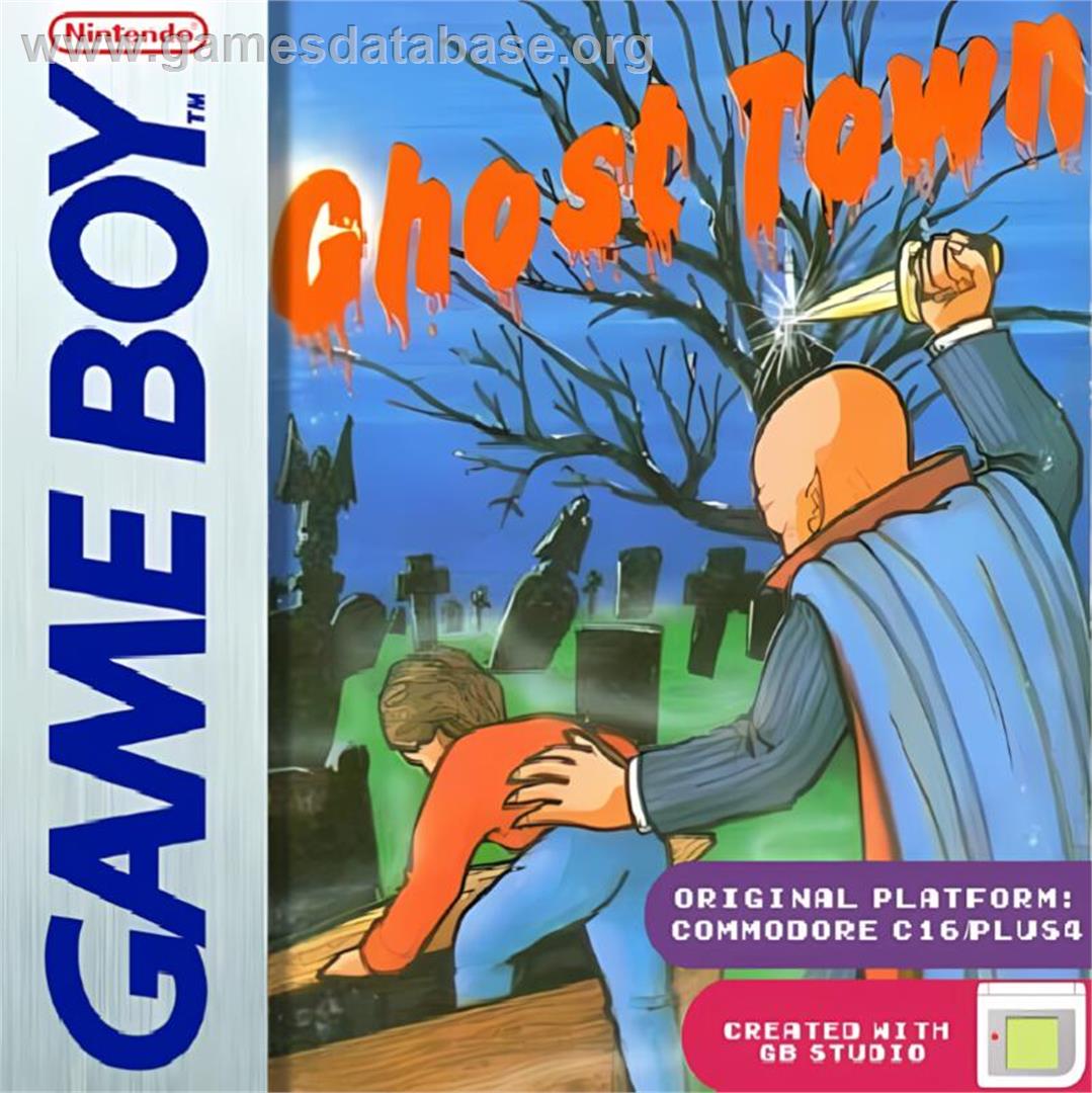 Ghost Town - Nintendo Game Boy - Artwork - Box