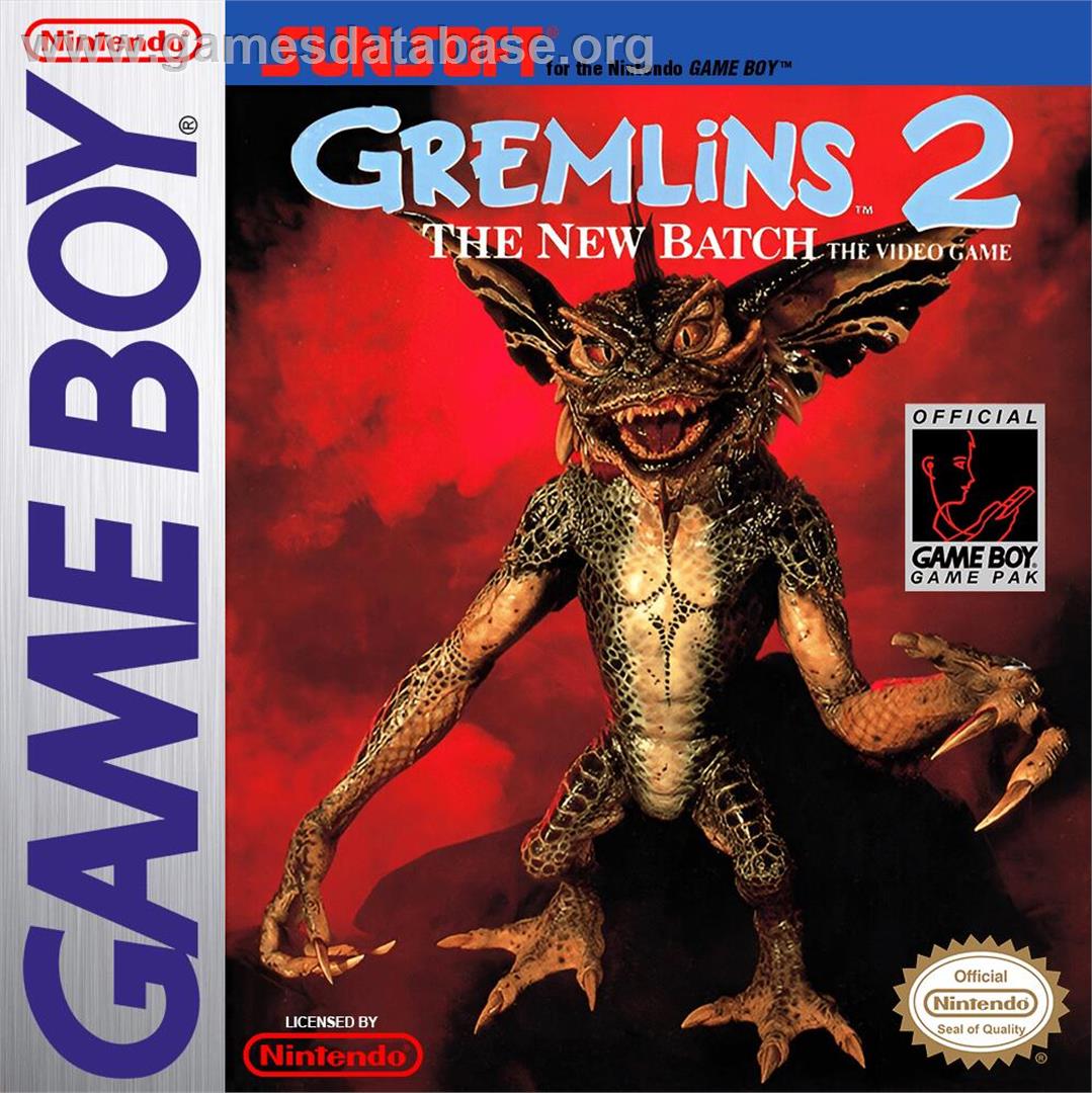Gremlins 2 - The New Batch - Nintendo Game Boy - Artwork - Box