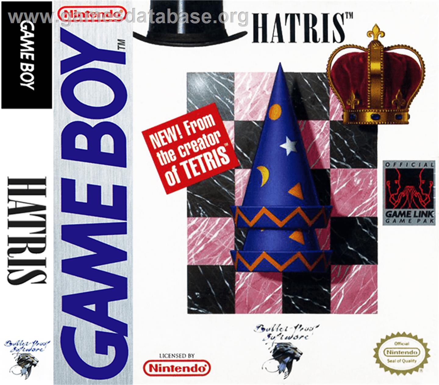 Hatris - Nintendo Game Boy - Artwork - Box