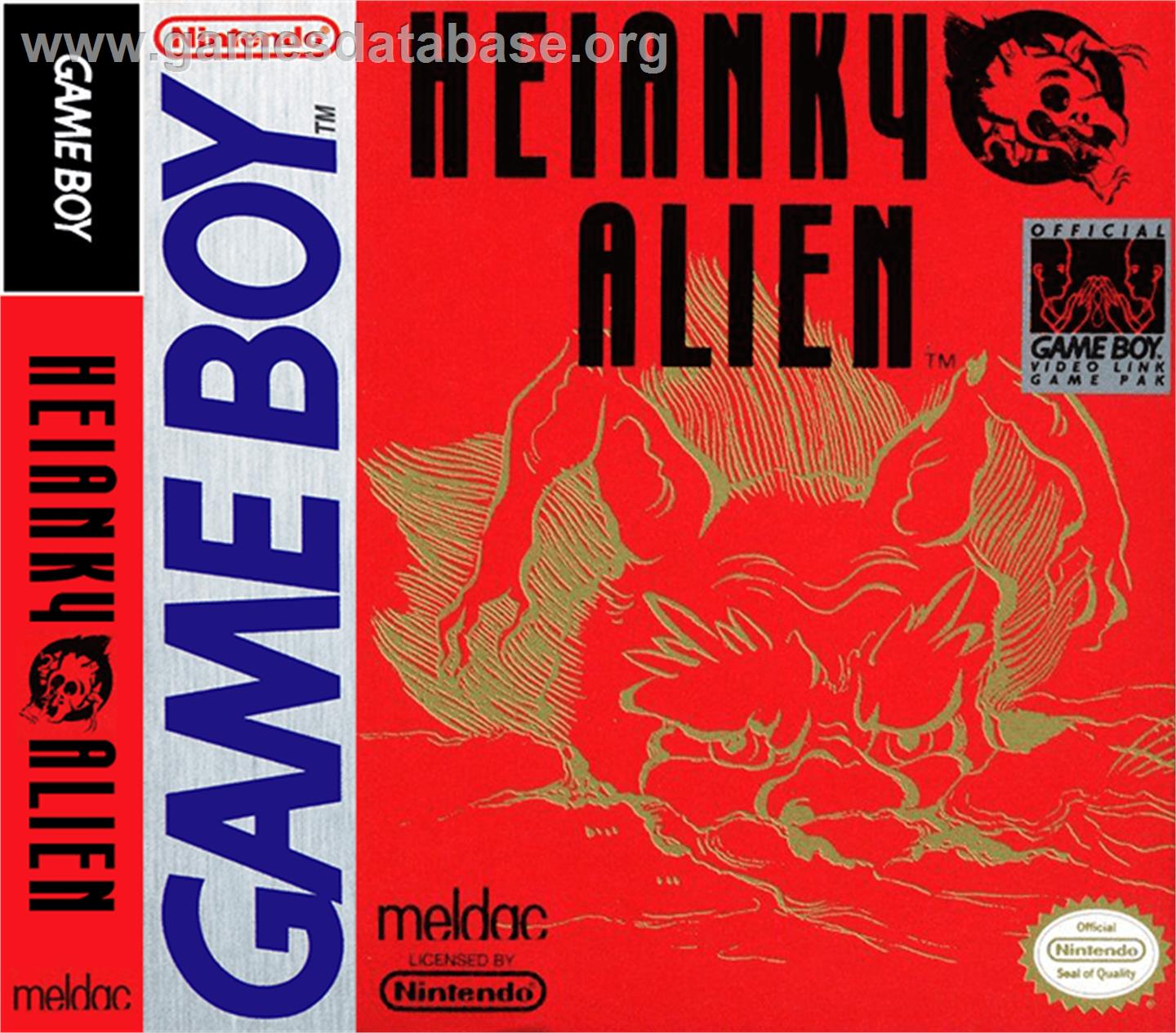 Heiankyo Alien - Nintendo Game Boy - Artwork - Box