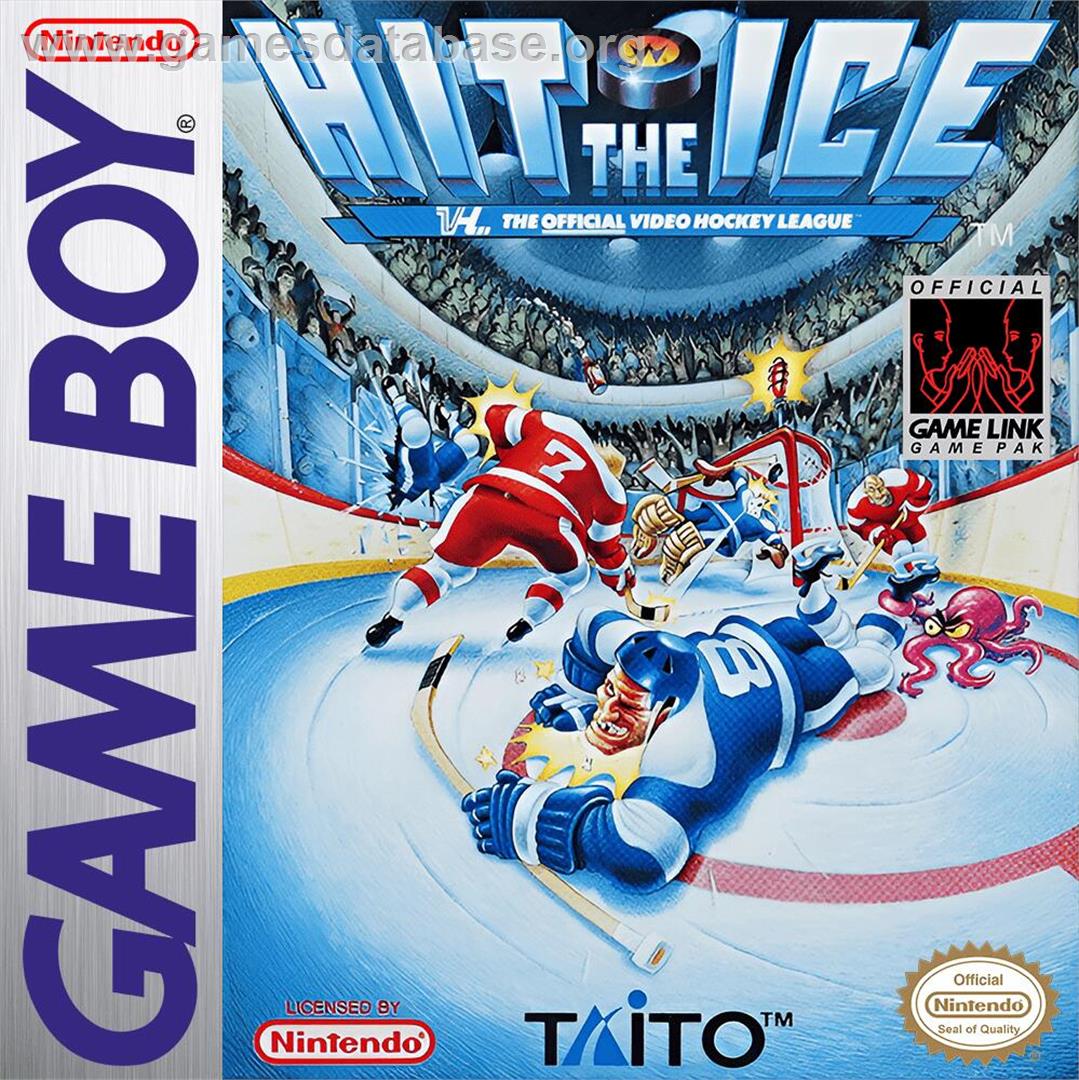 Hit The Ice - The Video Hockey League - Nintendo Game Boy - Artwork - Box