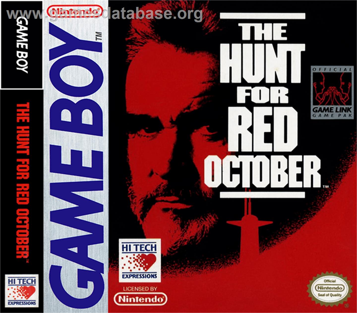 Hunt for Red October, The - Nintendo Game Boy - Artwork - Box