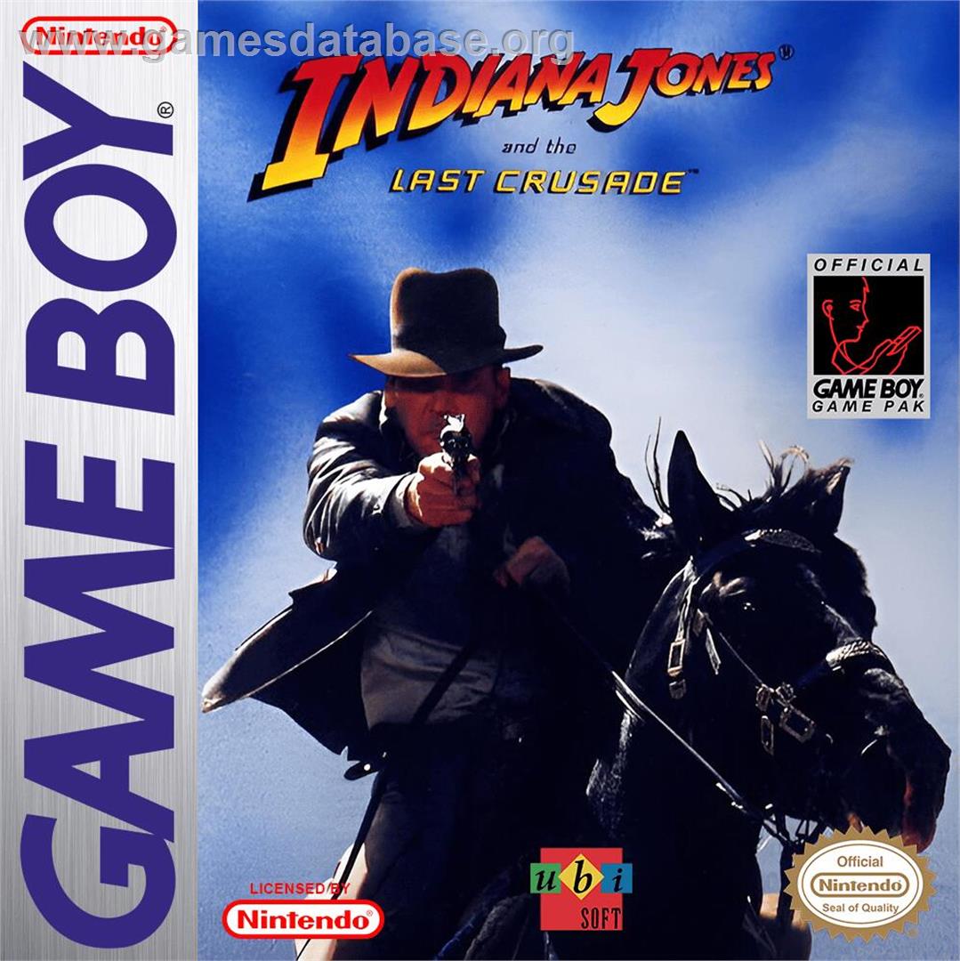 Indiana Jones and the Last Crusade - Nintendo Game Boy - Artwork - Box