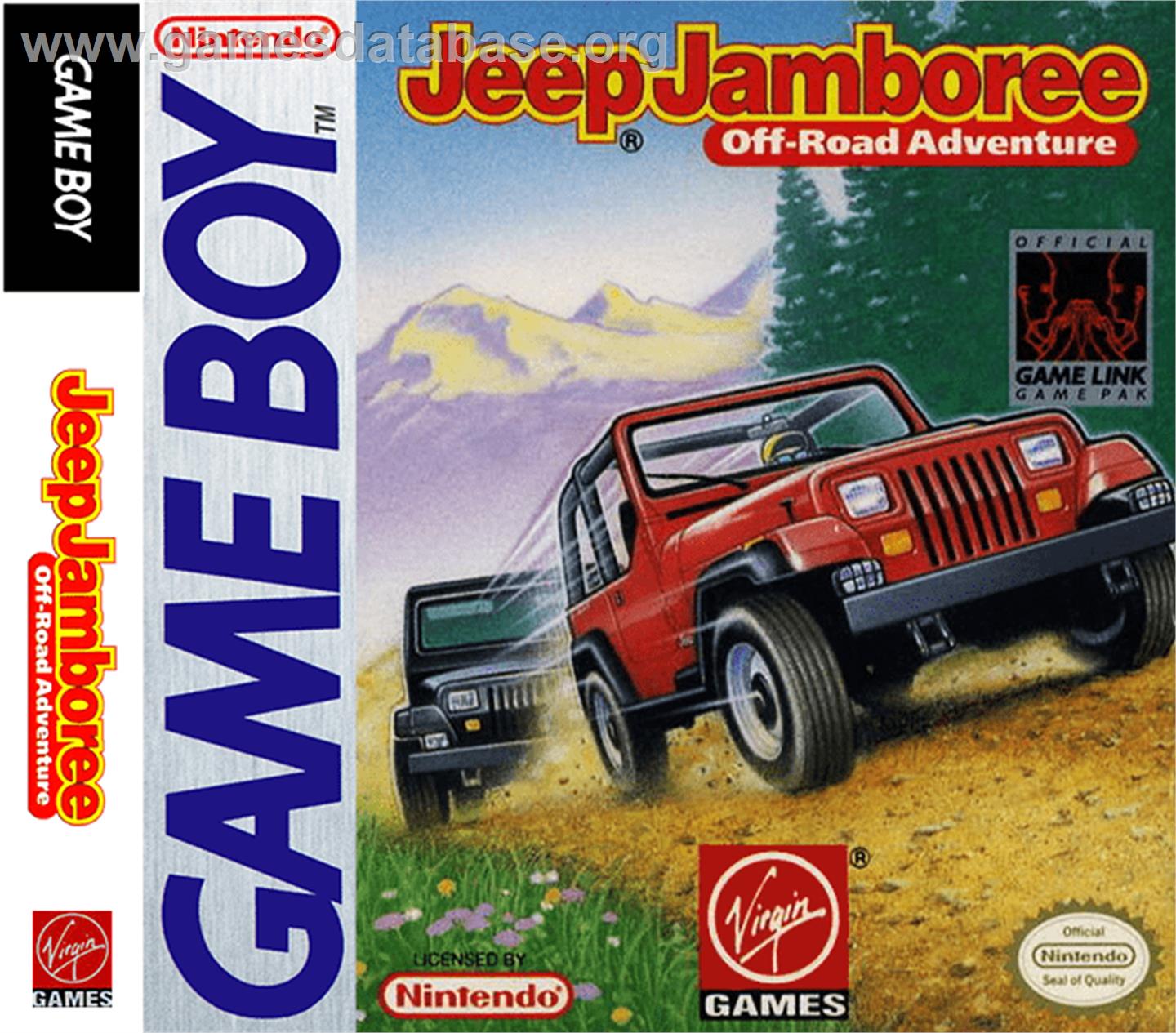 Jeep Jamboree: Off Road Adventure - Nintendo Game Boy - Artwork - Box