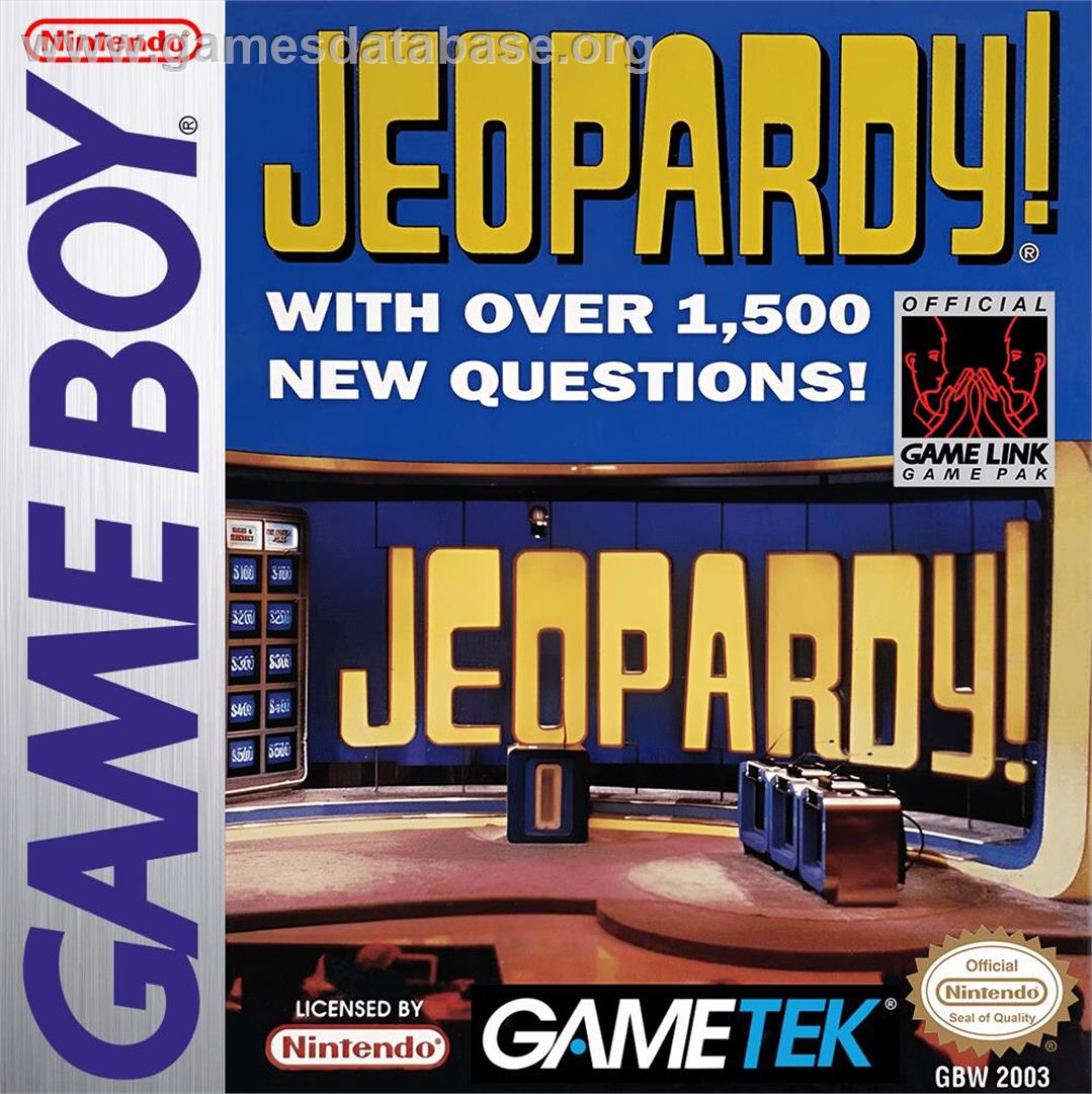 Jeopardy! - Nintendo Game Boy - Artwork - Box
