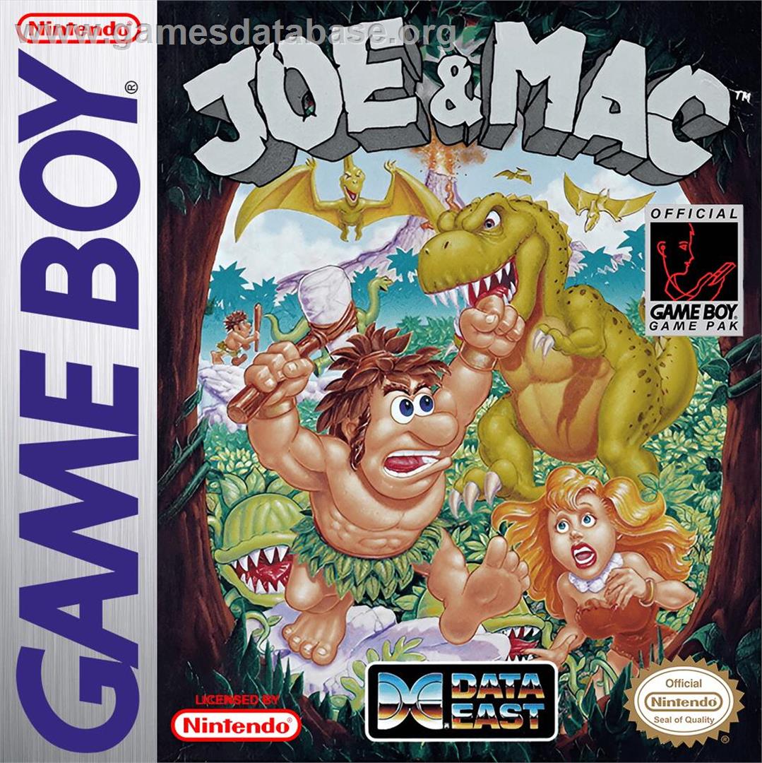 Joe And Mac - Caveman Ninja - Nintendo Game Boy - Artwork - Box