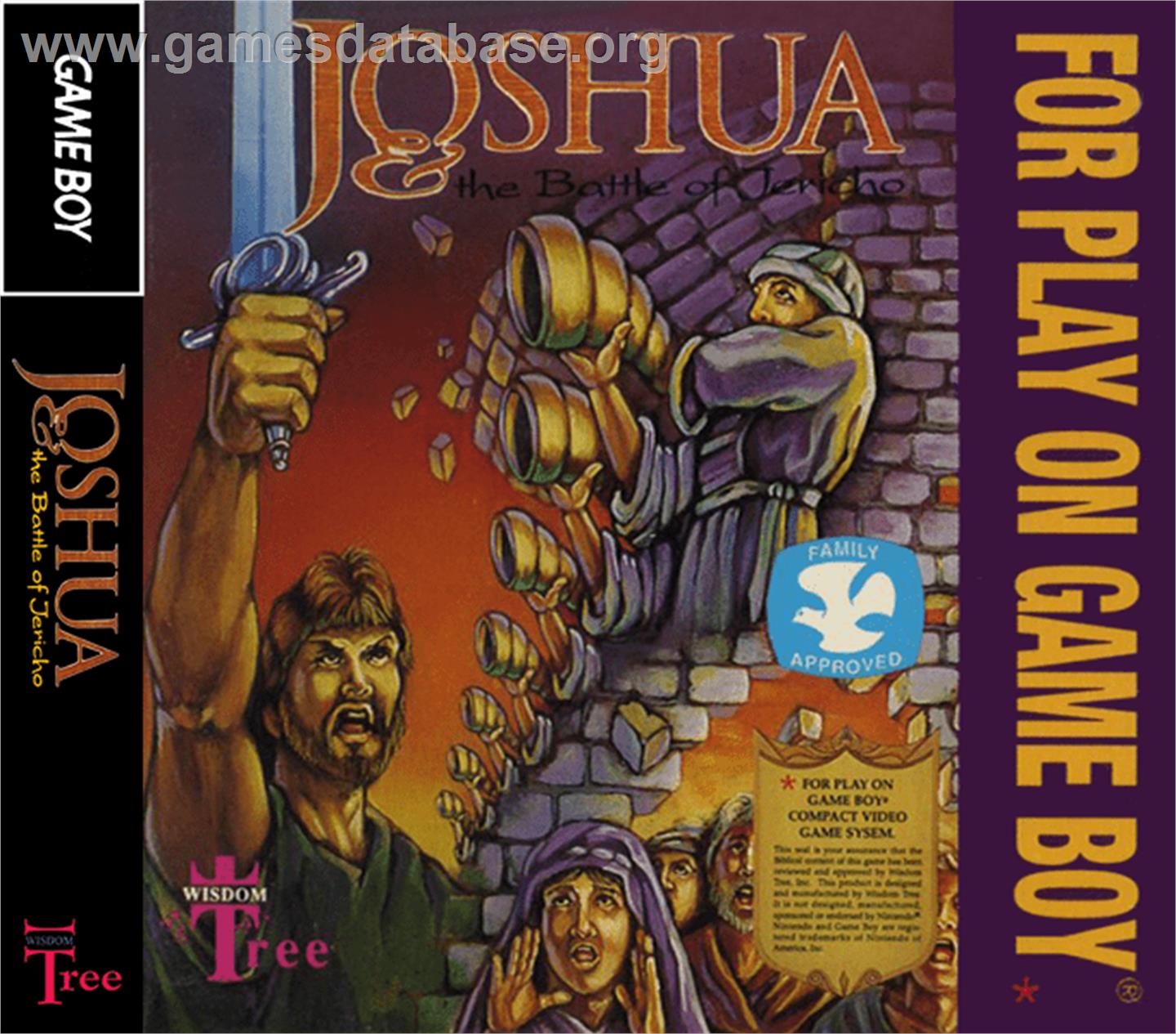 Joshua & the Battle of Jericho - Nintendo Game Boy - Artwork - Box