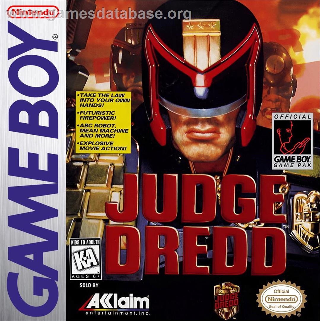 Judge Dredd - Nintendo Game Boy - Artwork - Box
