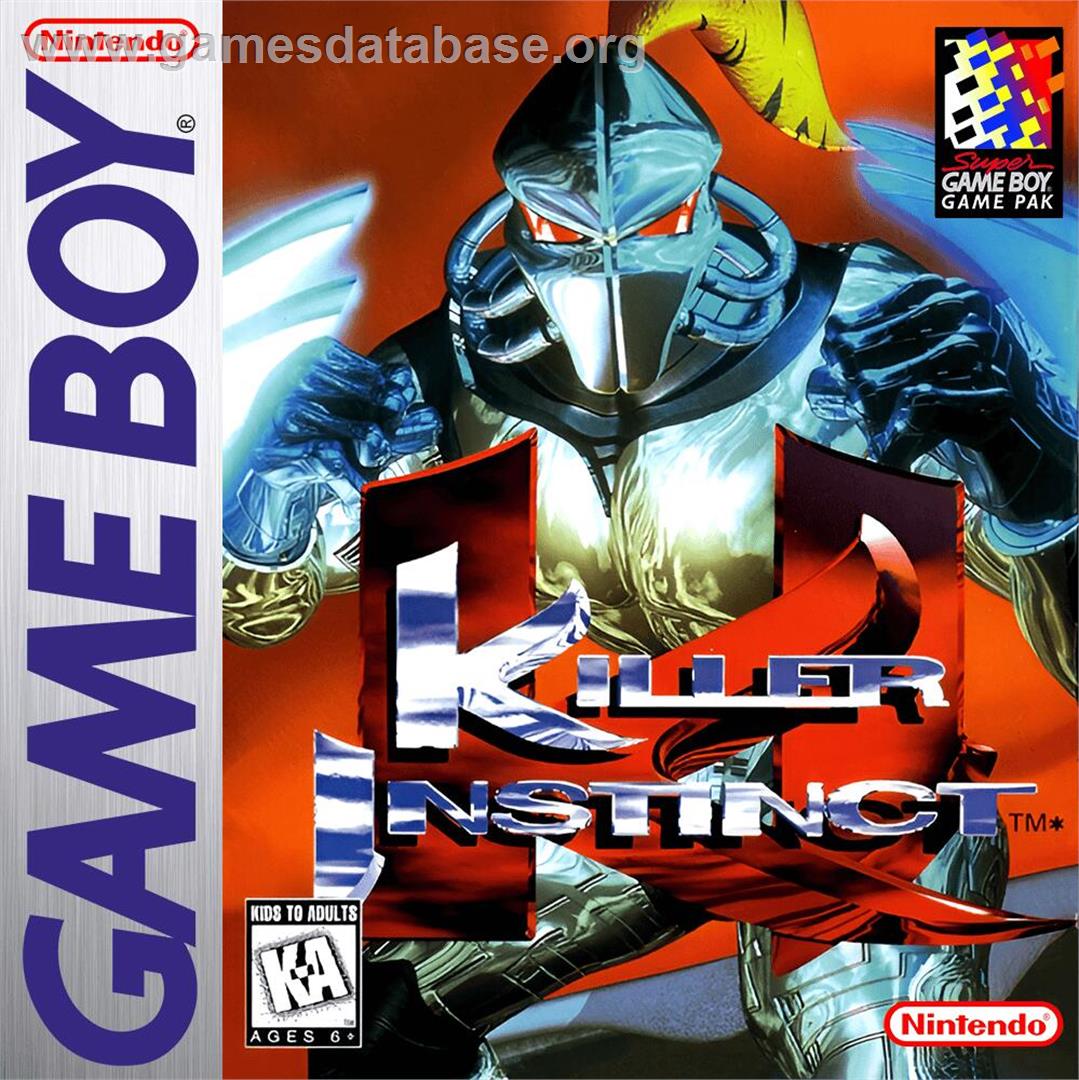 Killer Instinct - Nintendo Game Boy - Artwork - Box