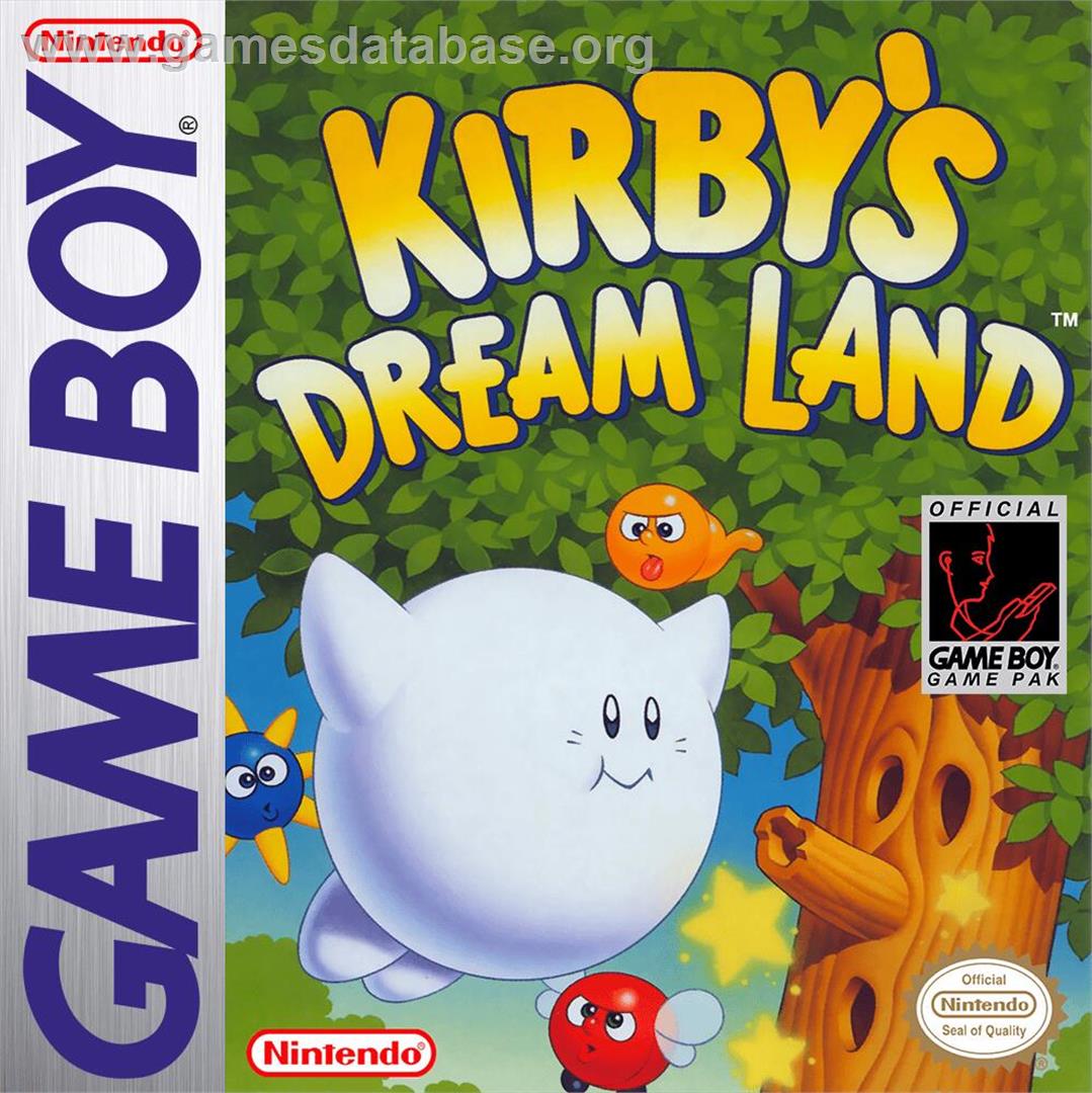Kirby's Dream Land - Nintendo Game Boy - Artwork - Box