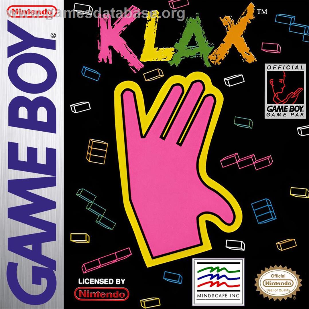 Klax - Nintendo Game Boy - Artwork - Box