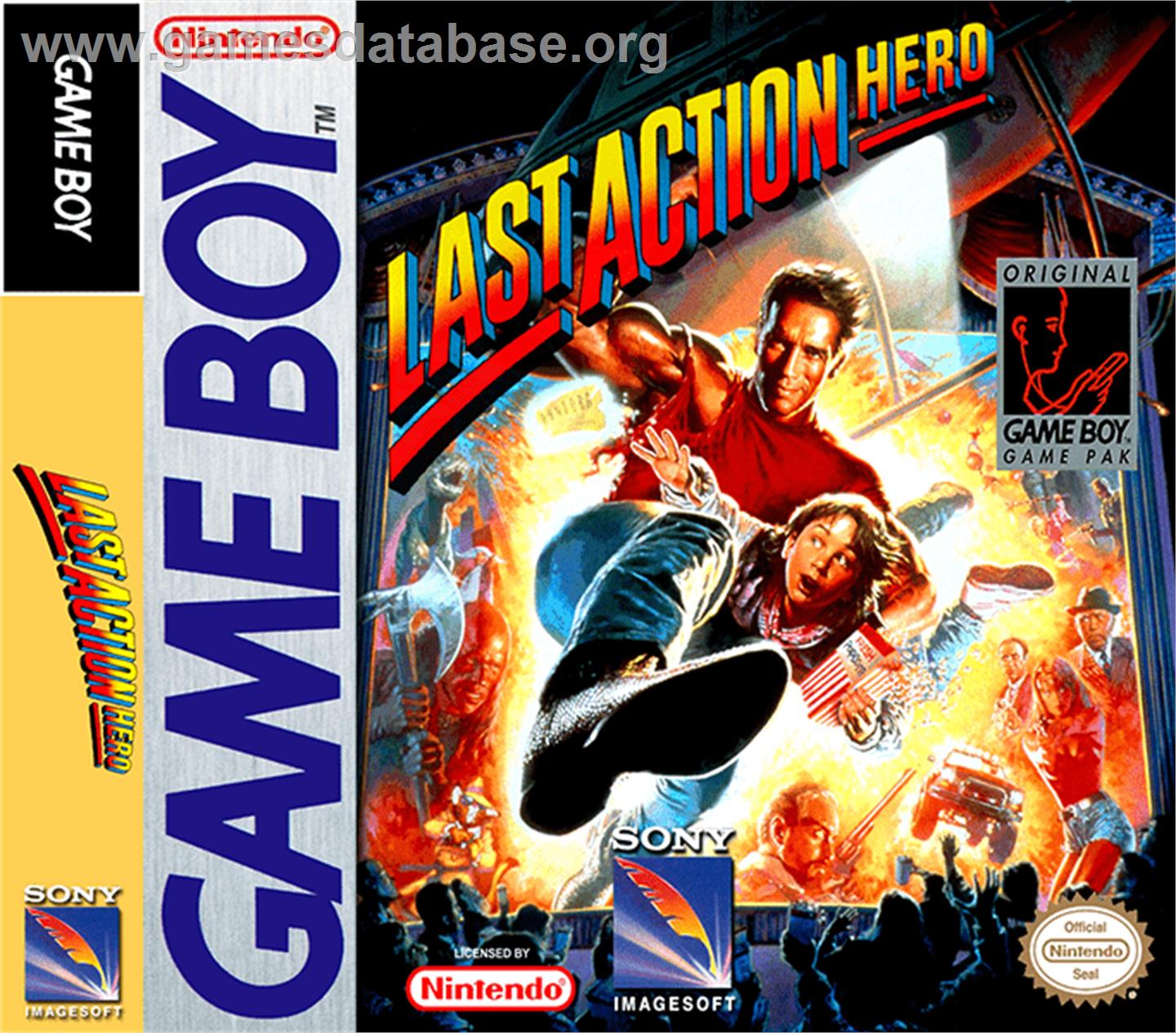 Last Action Hero - Nintendo Game Boy - Artwork - Box