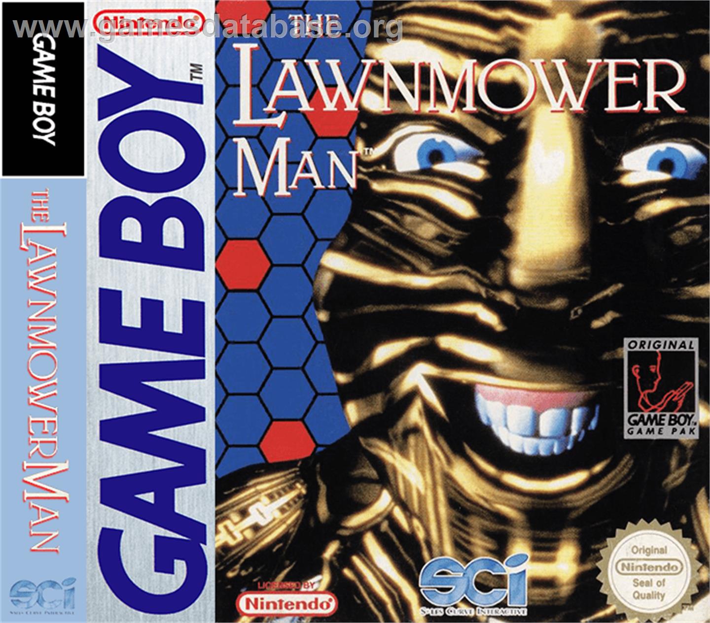 Lawnmower Man - Nintendo Game Boy - Artwork - Box