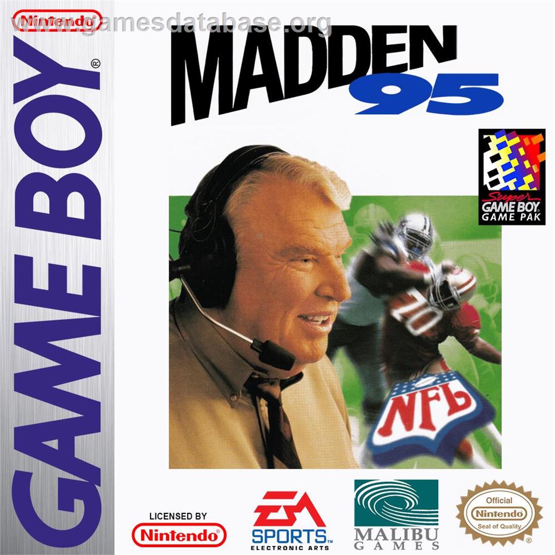 Madden '95 - Nintendo Game Boy - Artwork - Box