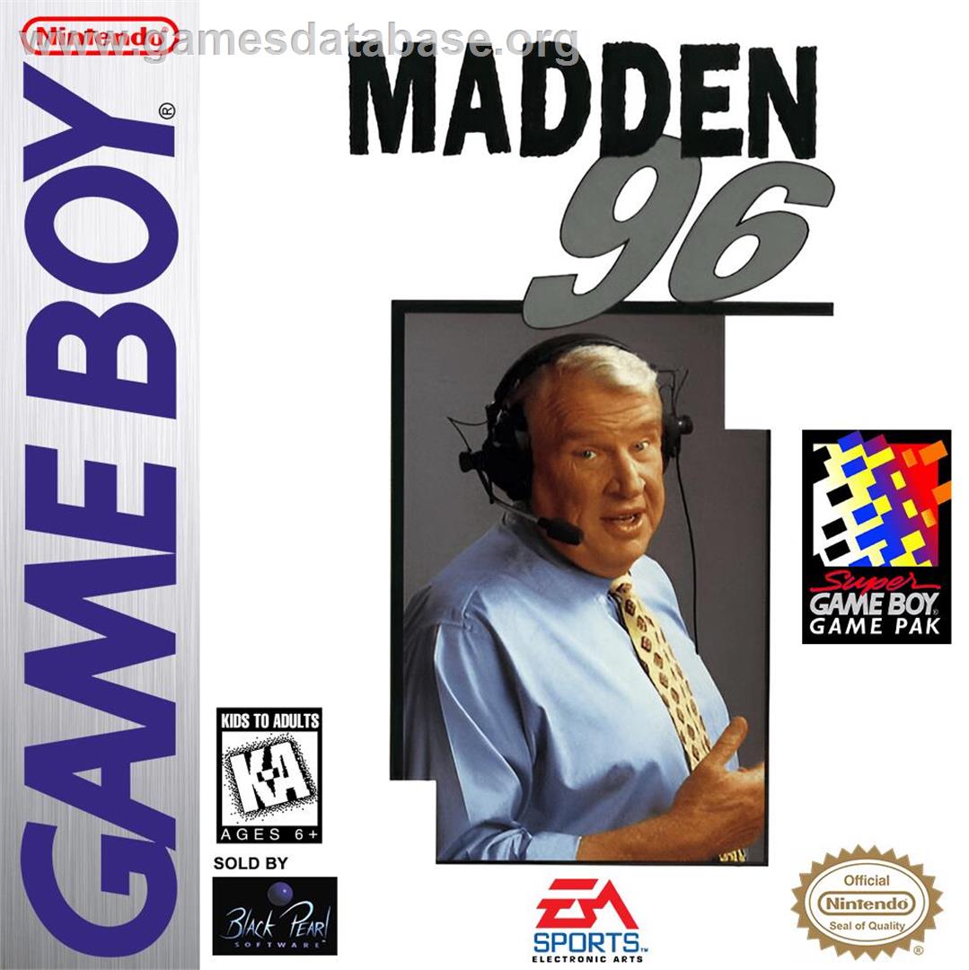 Madden '96 - Nintendo Game Boy - Artwork - Box