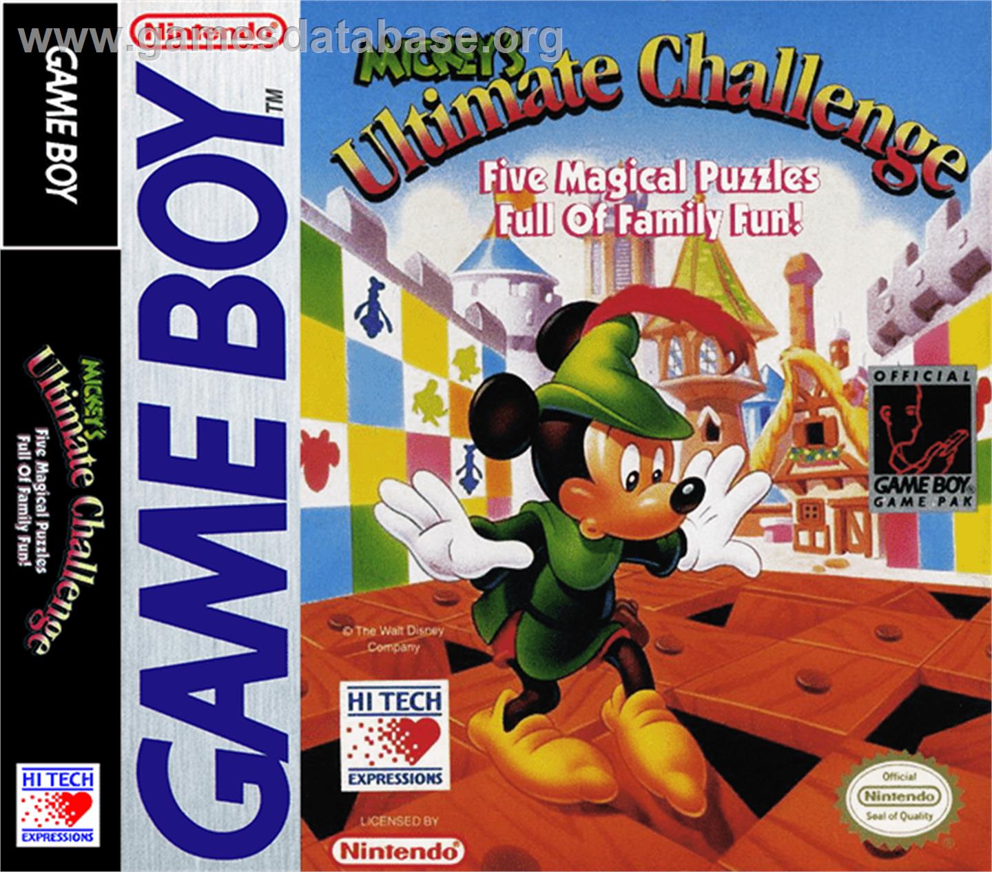 Mickey's Ultimate Challenge - Nintendo Game Boy - Artwork - Box