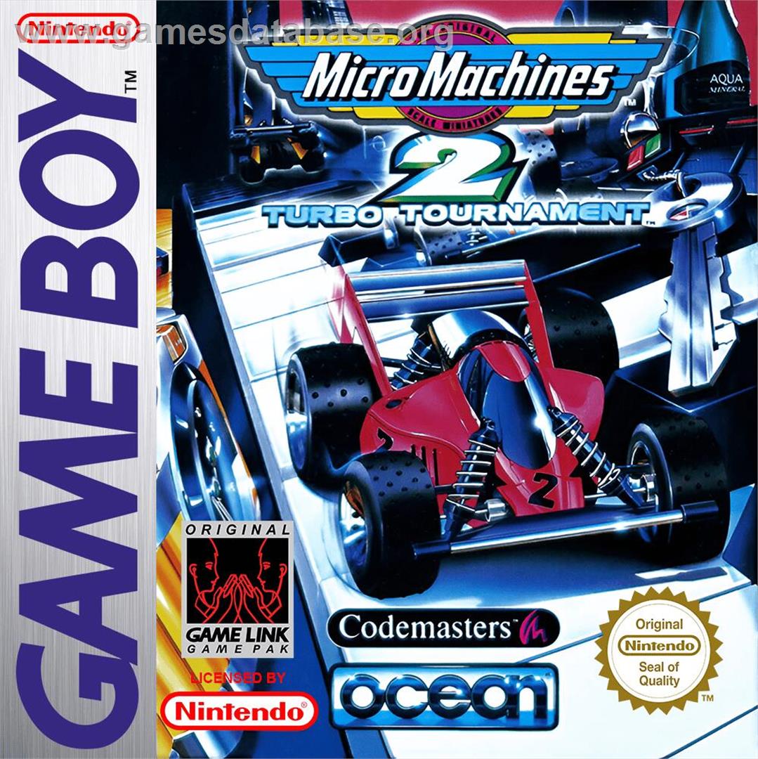 Micro Machines 2 - Turbo Tournament - Nintendo Game Boy - Artwork - Box