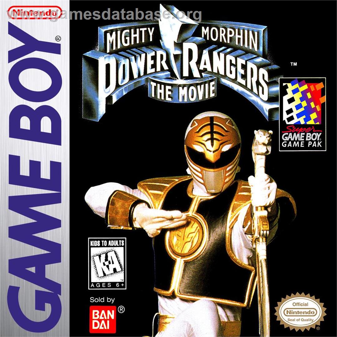 Mighty Morphin Power Rangers - The Movie - Nintendo Game Boy - Artwork - Box