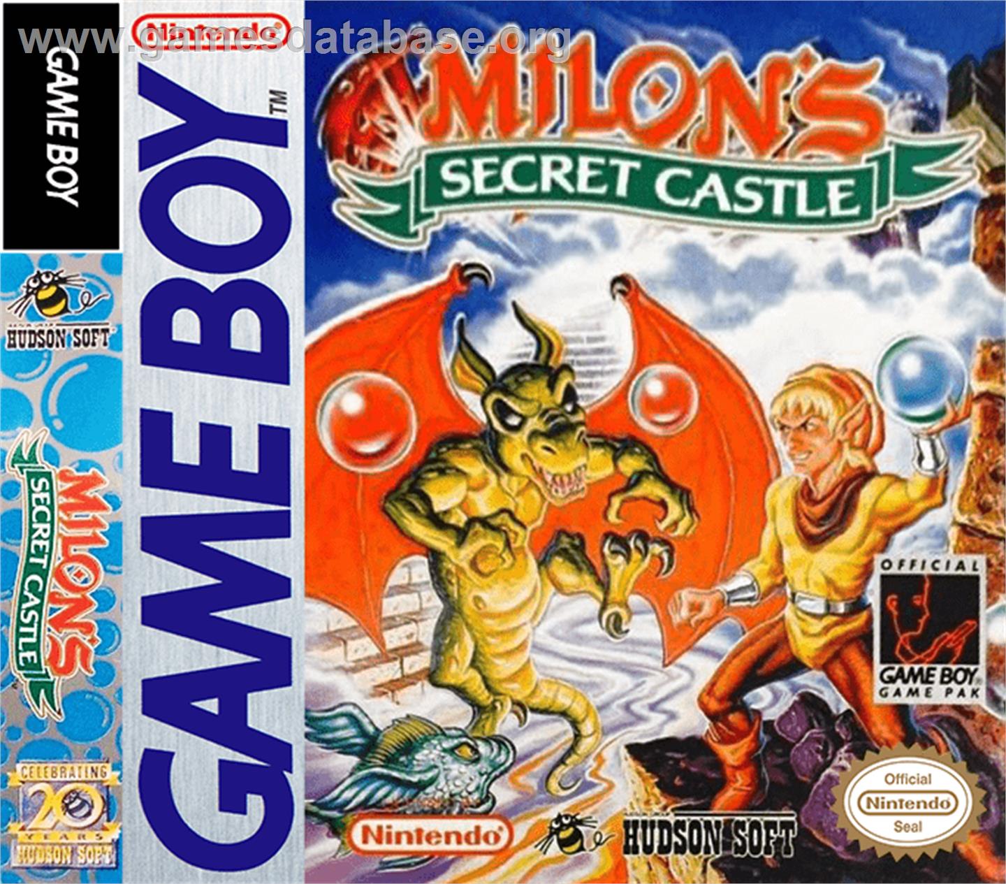 Milon's Secret Castle - Nintendo Game Boy - Artwork - Box